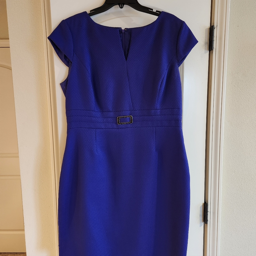 Elegant Purple Tahari Women's Dress